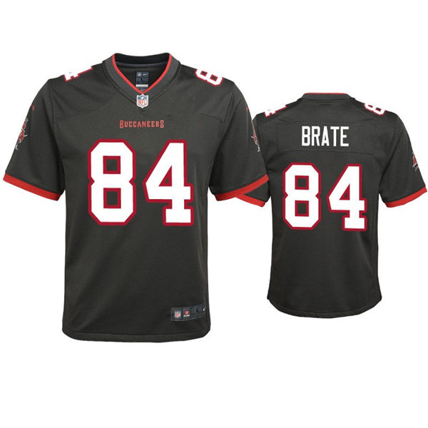 Youth Tampa Bay Buccaneers #84 Cameron Brate Nike Pewter Alternate Limited Jersey