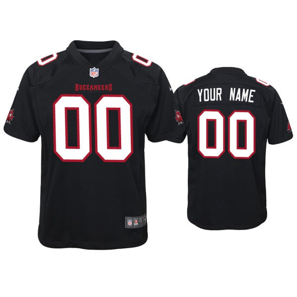 Youth Tampa Bay Buccaneers Customized Nike Black Fashion Jersey