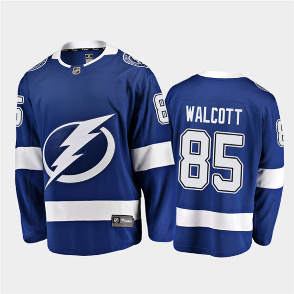 Youth Tampa Bay Lightning #85 Daniel Walcott adidas Home Blue Jersey Stitched