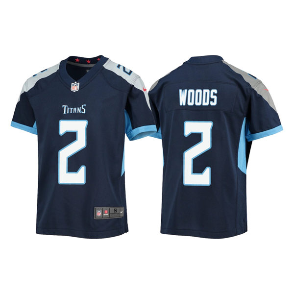 Youth Tennessee Titans #2 Robert Woods Nike Navy Limited Jersey