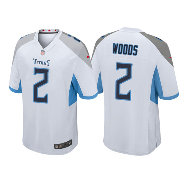 Youth Tennessee Titans #2 Robert Woods Nike White Limited Jersey