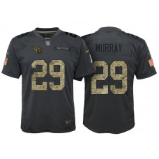 Youth Tennessee Titans #29 DeMarco Murray Camo Anthracite 2016 Salute to Service Game Jersey
