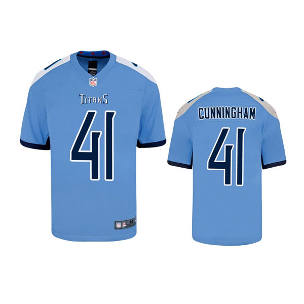 Youth Tennessee Titans #41 Zach Cunningham Nike Light Blue Alternate Limited Jersey