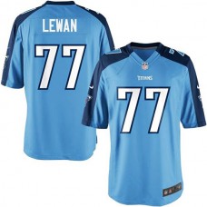 Youth Tennessee Titans #77 Taylor Lewan Team Color Game Jersey