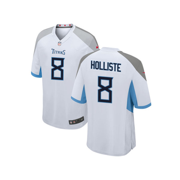 Youth Tennessee Titans #8 Cody Hollister Nike White Limited Jersey