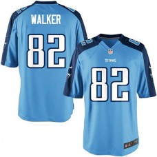 Youth Tennessee Titans #82 Delanie Walker Team Color Game Jersey