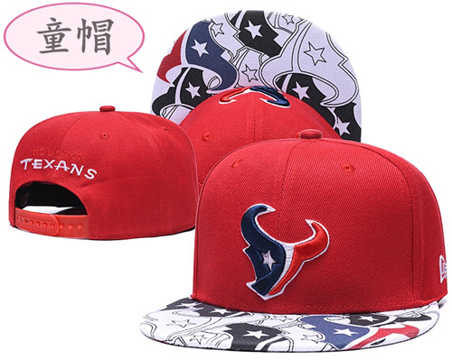 Youth Texans Team Logo Red Adjustable Hat GS