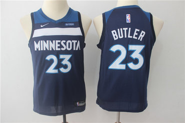 Youth Timberwolves 23 Jimmy Butler Navy Youth Nike Swingman Jersey
