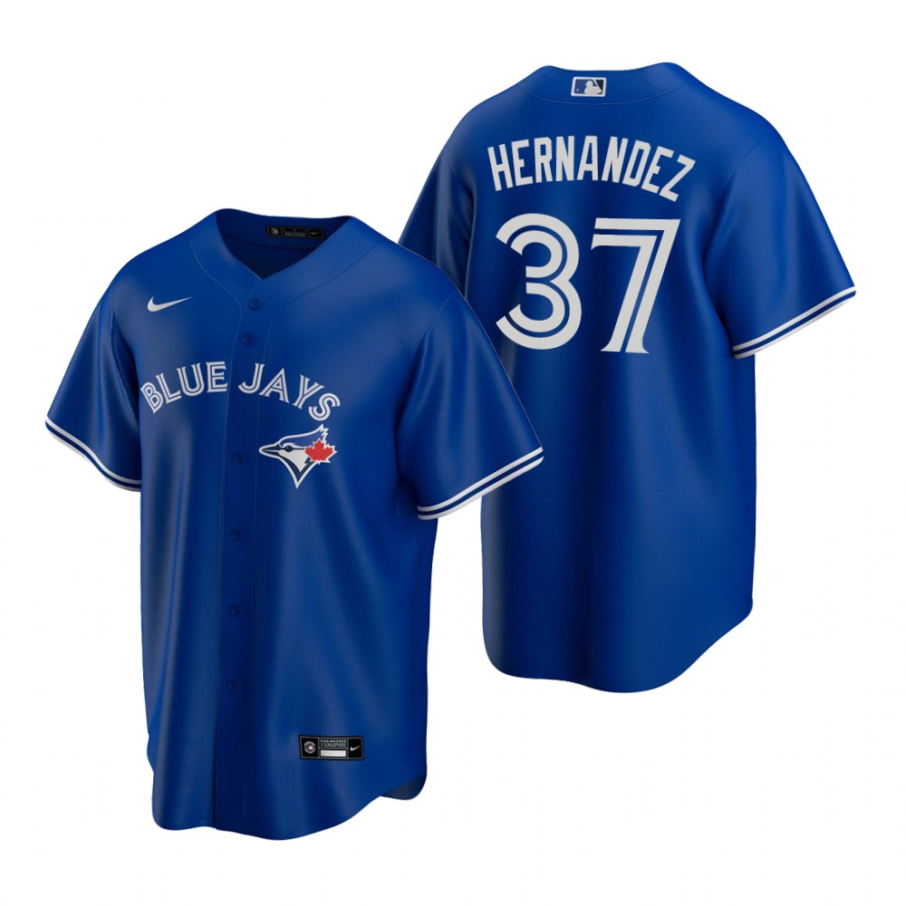 Youth Toronto Blue Jays #37 Teoscar Hernandez Nike Royal Cool Base Jersey