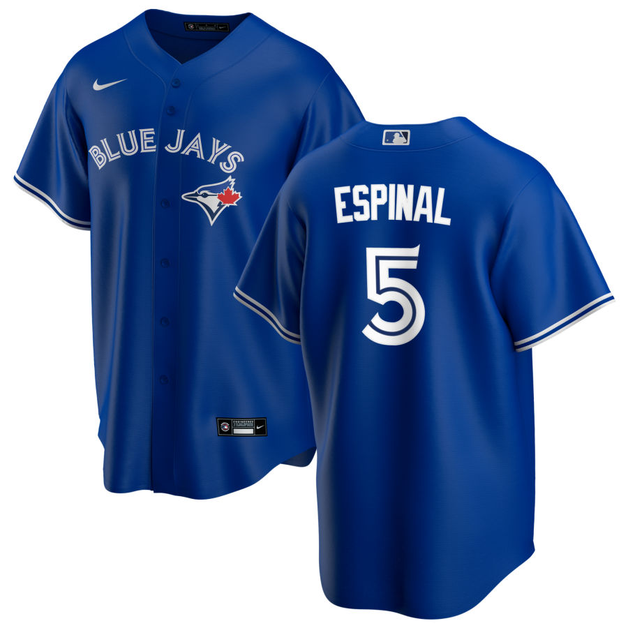 Youth Toronto Blue Jays #5 Santiago Espinal Nike Royal Cool Base Jersey