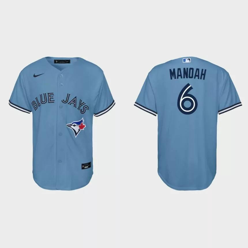 Youth Toronto Blue Jays Alek Manoah White Replica Jersey