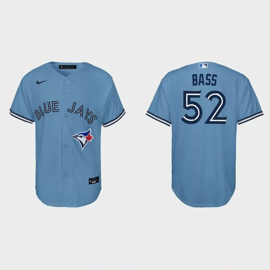 Youth Toronto Blue Jays Anthony Bass White Replica Jersey