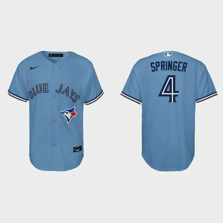 Youth Toronto Blue Jays George Springer White Replica Jersey