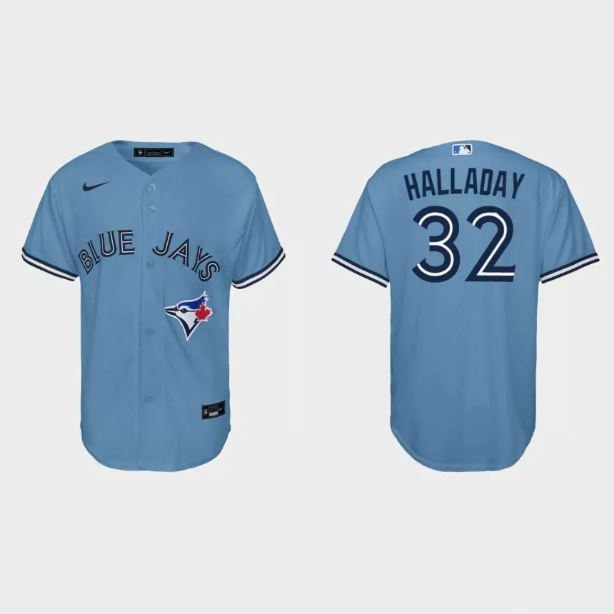 Youth Toronto Blue Jays Roy Halladay White Replica Jersey