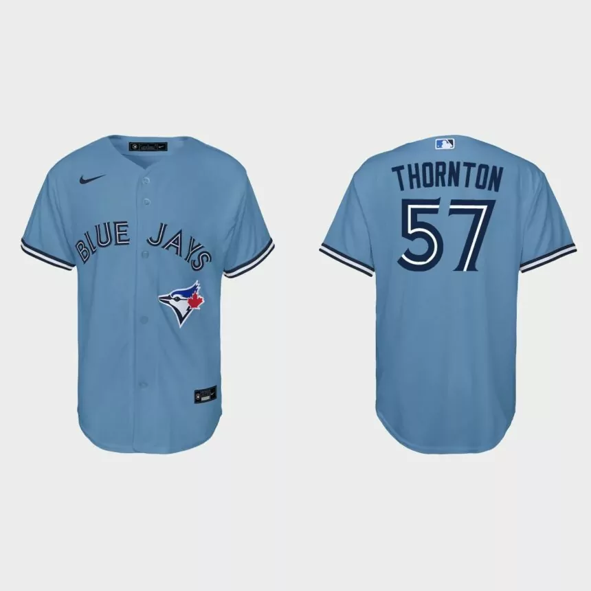 Youth Toronto Blue Jays Trent Thornton White Replica Jersey