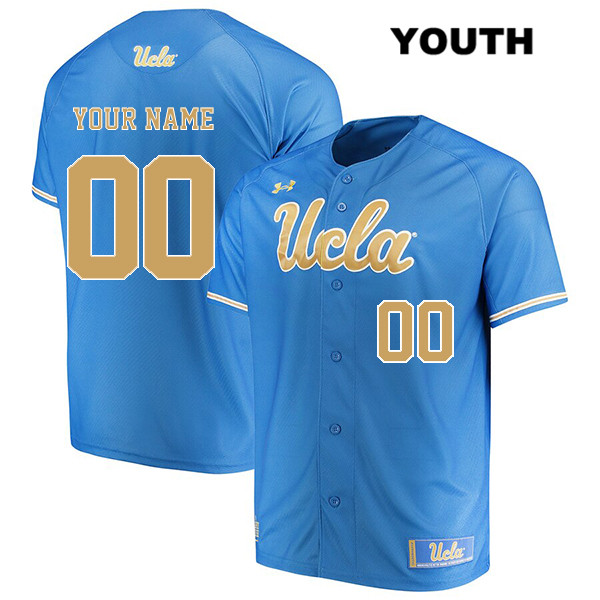 Youth UCLA Bruins Custom Blue Under Armour College Baseball Jersey