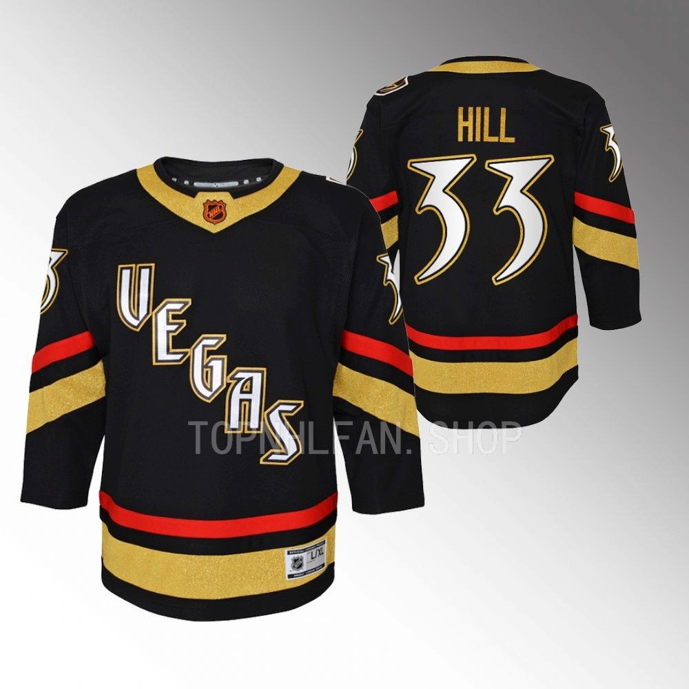 Youth Vegas Golden Knights Adin Hill 2022 Special Edition 2.0 Premier Jersey