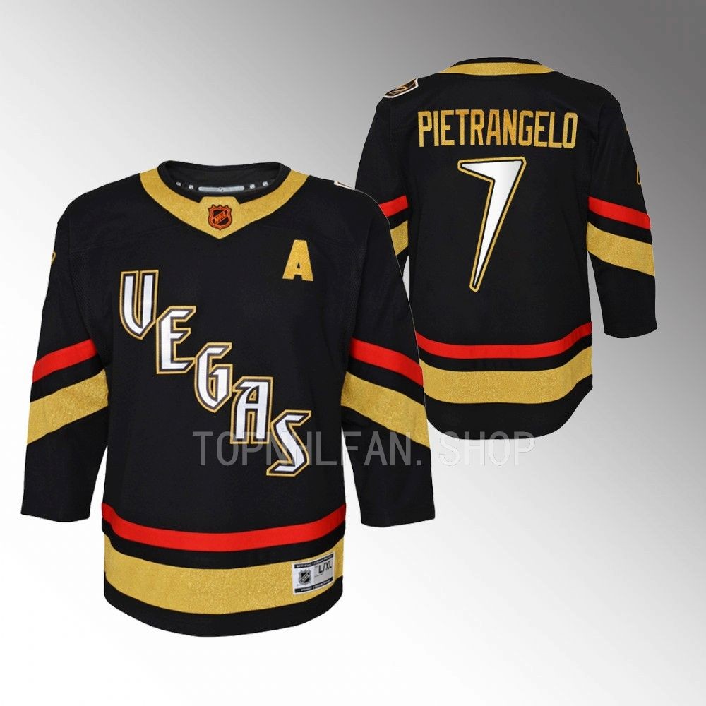 Youth Vegas Golden Knights Alex Pietrangelo 2022 Special Edition 2.0 Premier Jersey