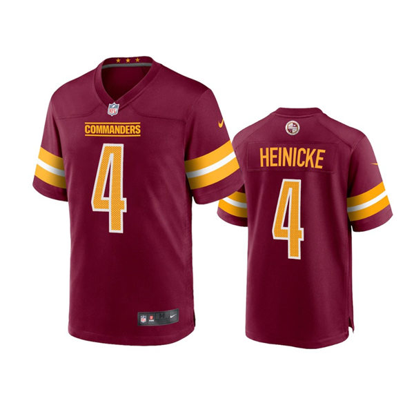 Youth Washington Commanders #4 Taylor Heinicke Burgundy Limited Jersey