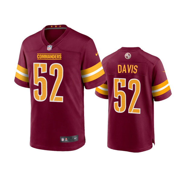 Youth Washington Commanders #52 Jamin Davis Burgundy Limited Jersey