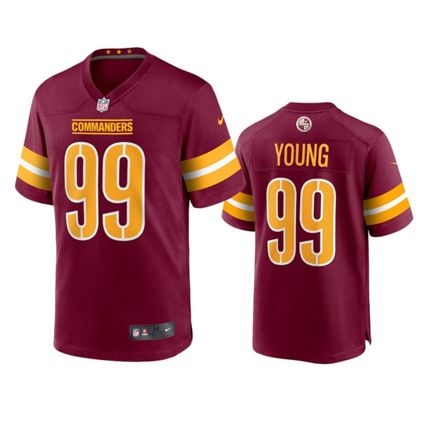 Youth Washington Commanders #99 Chase Young Burgundy Limited Jersey
