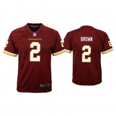 Youth Washington Football Team #2 Dyami Brown Burgundy Game Jersey