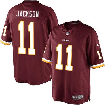 Youth Washington Redskins #11 DeSean Jackson Burgundy Red Team Color NFL Limited Jersey