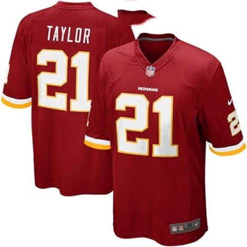 Youth Washington Redskins Retired Player #21 Sean Taylor Burgundy Red Nike Game Jersey
