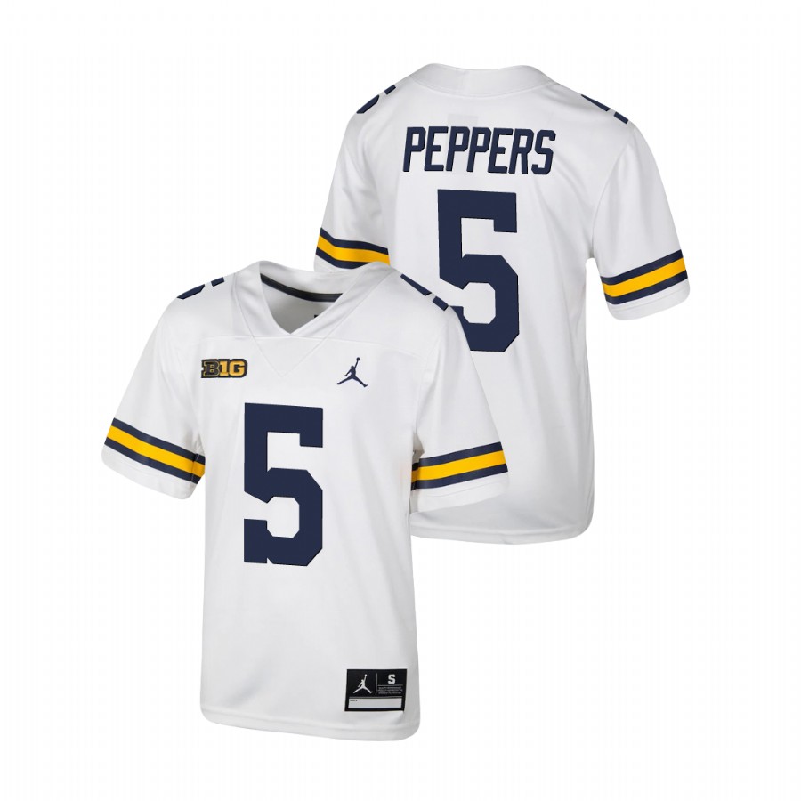 Youth White Michigan Wolverines Jabrill Peppers Untouchable Football Jersey