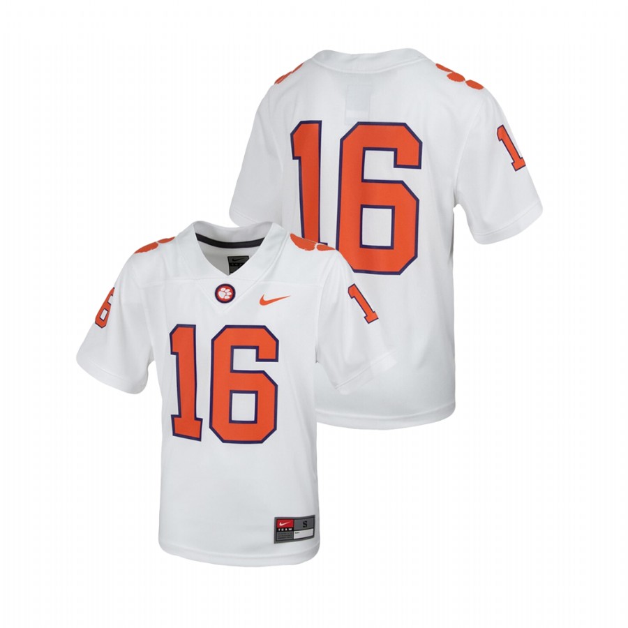 Youth White Untouchable Clemson Tigers Football Jersey