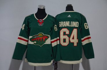 Youth Wild 64 Mikael Granlund Green Youth Adidas Jersey