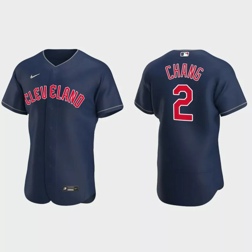 Yu Chang Cleveland Guardians 2022 Authentic Alternate Jersey – Navy