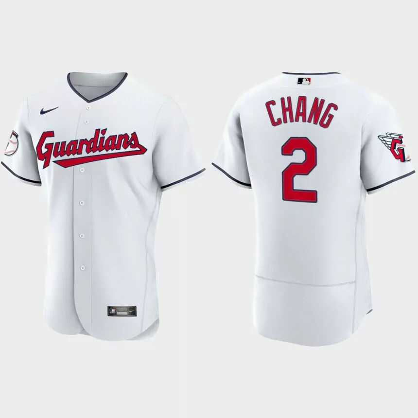 Yu Chang Cleveland Guardians 2022 Authentic Home Jersey – White