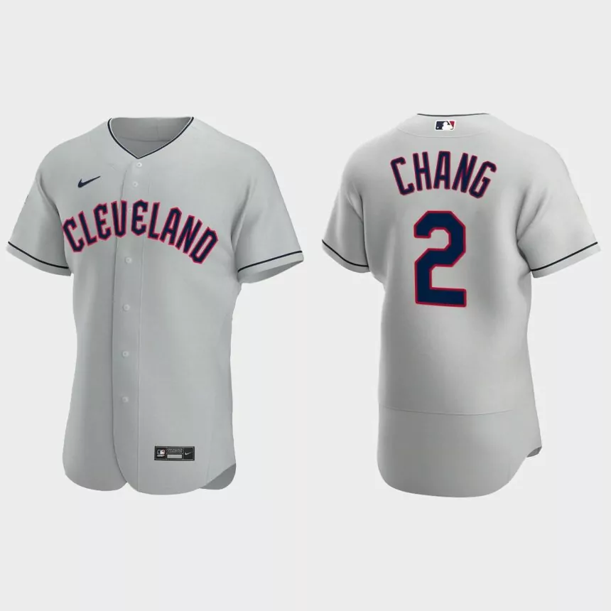 Yu Chang Cleveland Guardians 2022 Authentic Road Jersey – Gray
