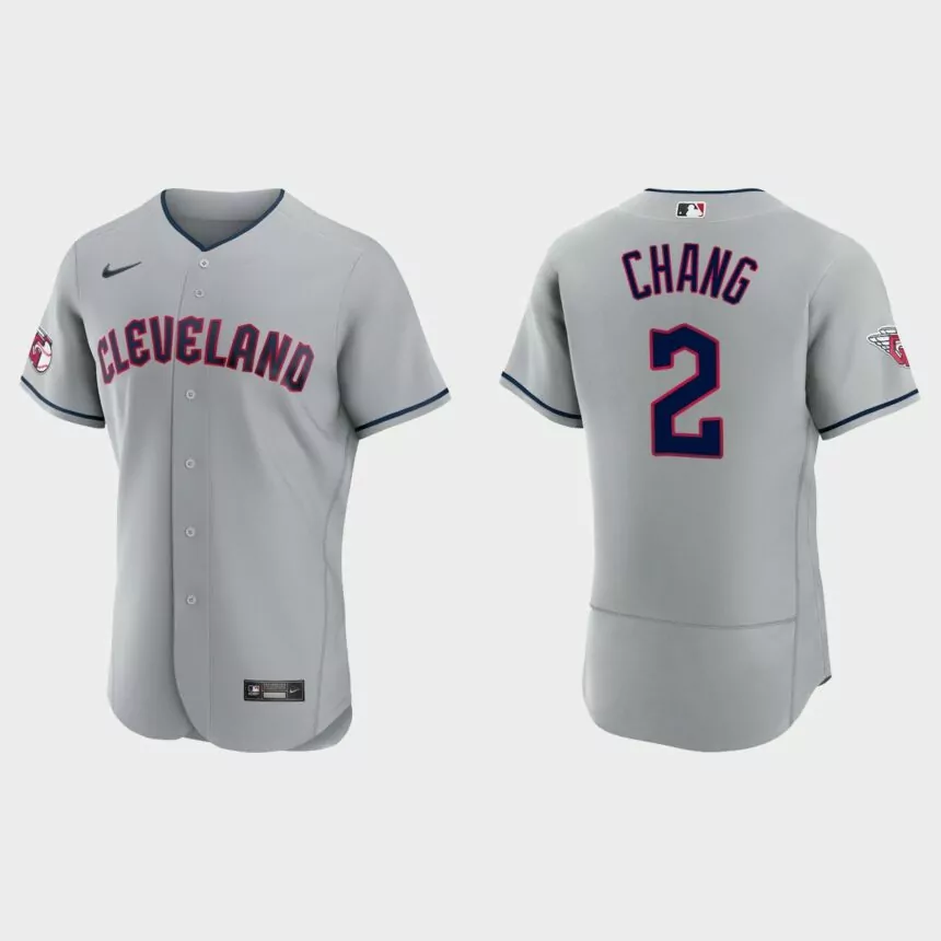 Yu Chang Cleveland Guardians Authentic Jersey – Gray