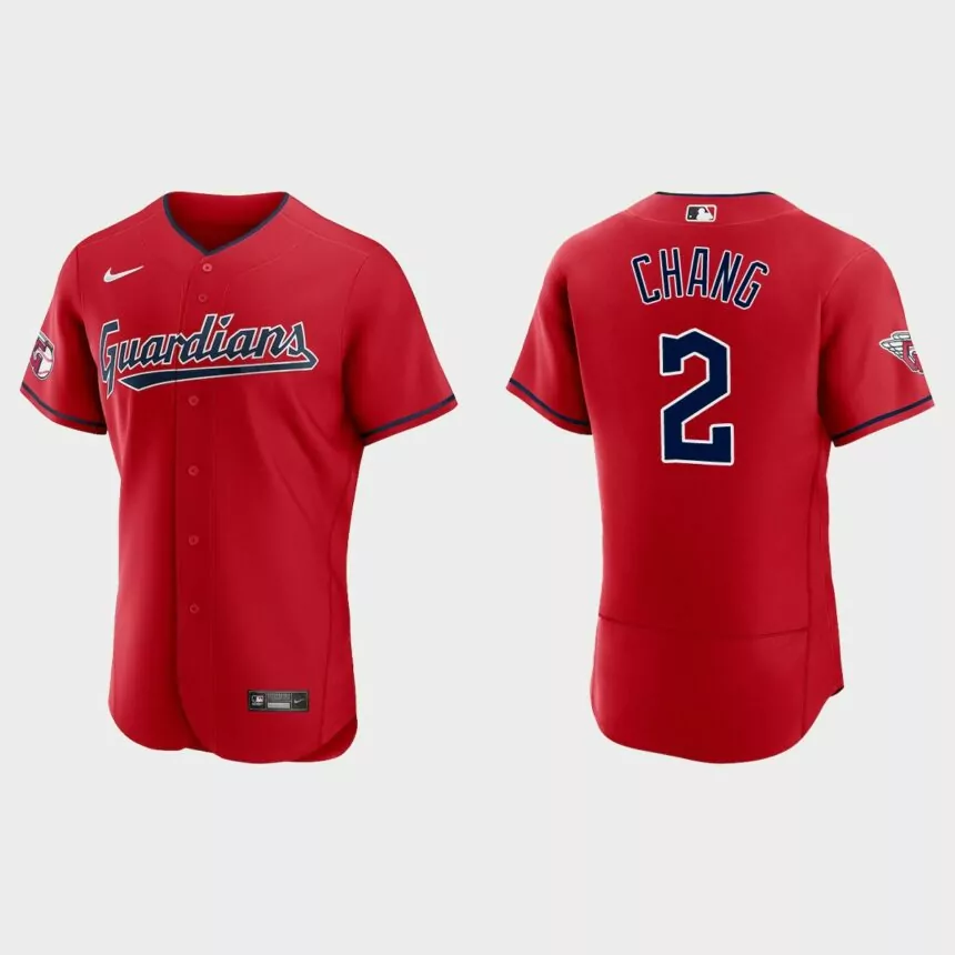 Yu Chang Cleveland Guardians Authentic Jersey – Red