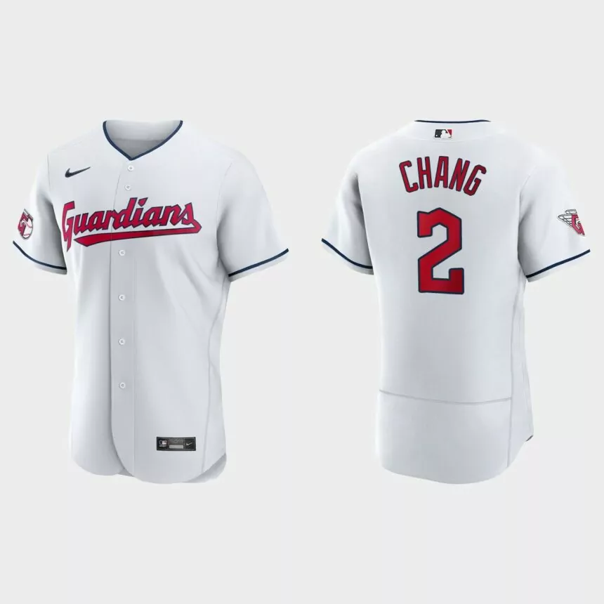 Yu Chang Cleveland Guardians Authentic Jersey – White