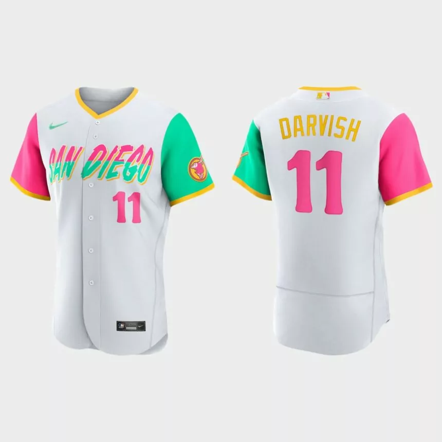 Yu Darvish San Diego Padres 2022 City Connect Authentic Jersey – White