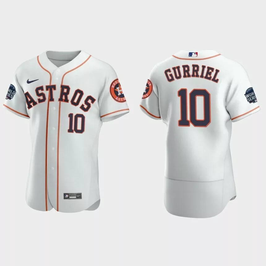 Yuli Gurriel Houston Astros 2021 World Series Authentic Jersey – White