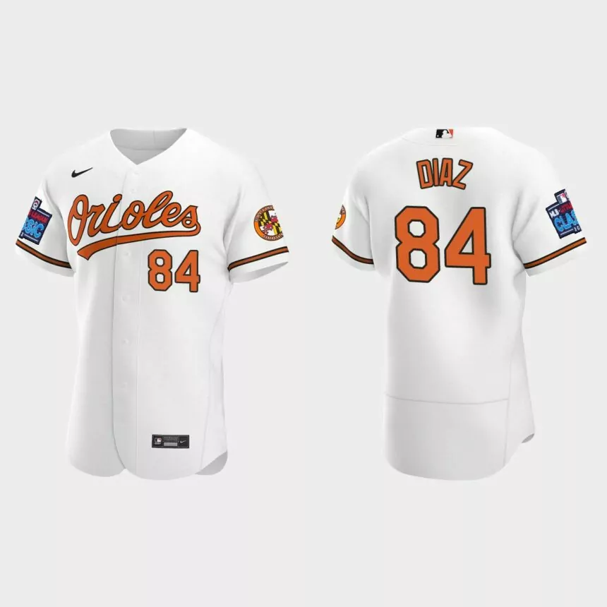 Yusniel Diaz Baltimore Orioles 2022 Little League Classic Authentic Jersey – White