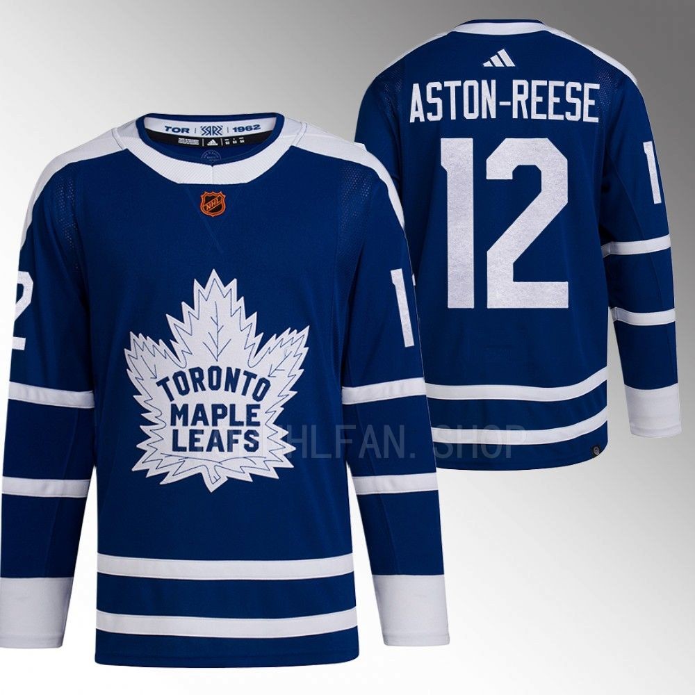 Zach Aston-Reese 2022 Toronto Maple Leafs Blue Reverse Retro 2.0 Authentic Primegreen Jersey