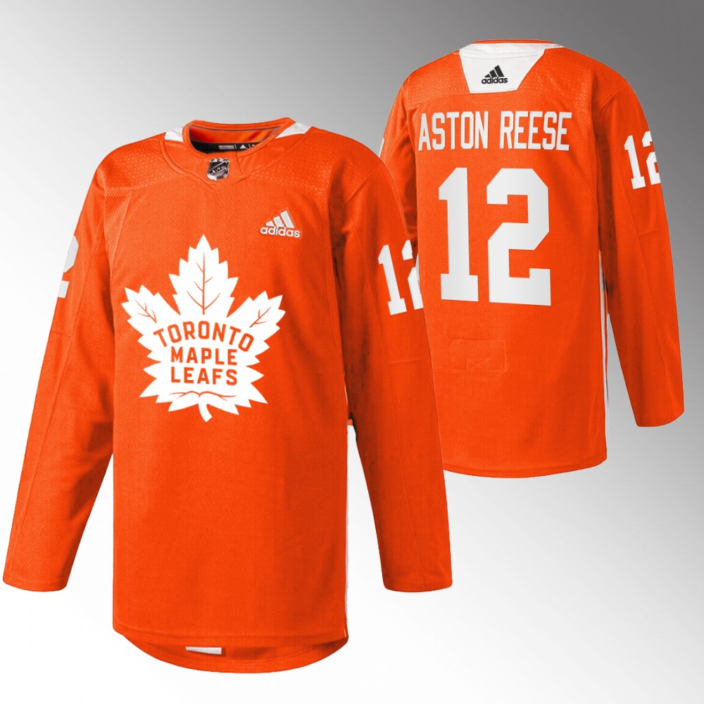 Zach Aston-Reese Maple Leafs Every Child Matters Jersey Orange Warmup