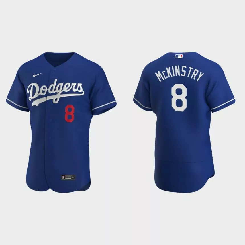 Zach McKinstry #8 Los Angeles Dodgers Authentic Alternate Jersey – Royal