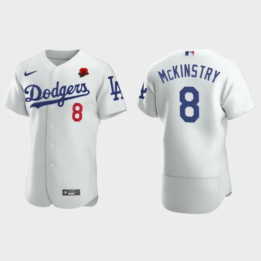 Zach McKinstry Los Angeles Dodgers 2021 Memorial Day Authentic Jersey – White