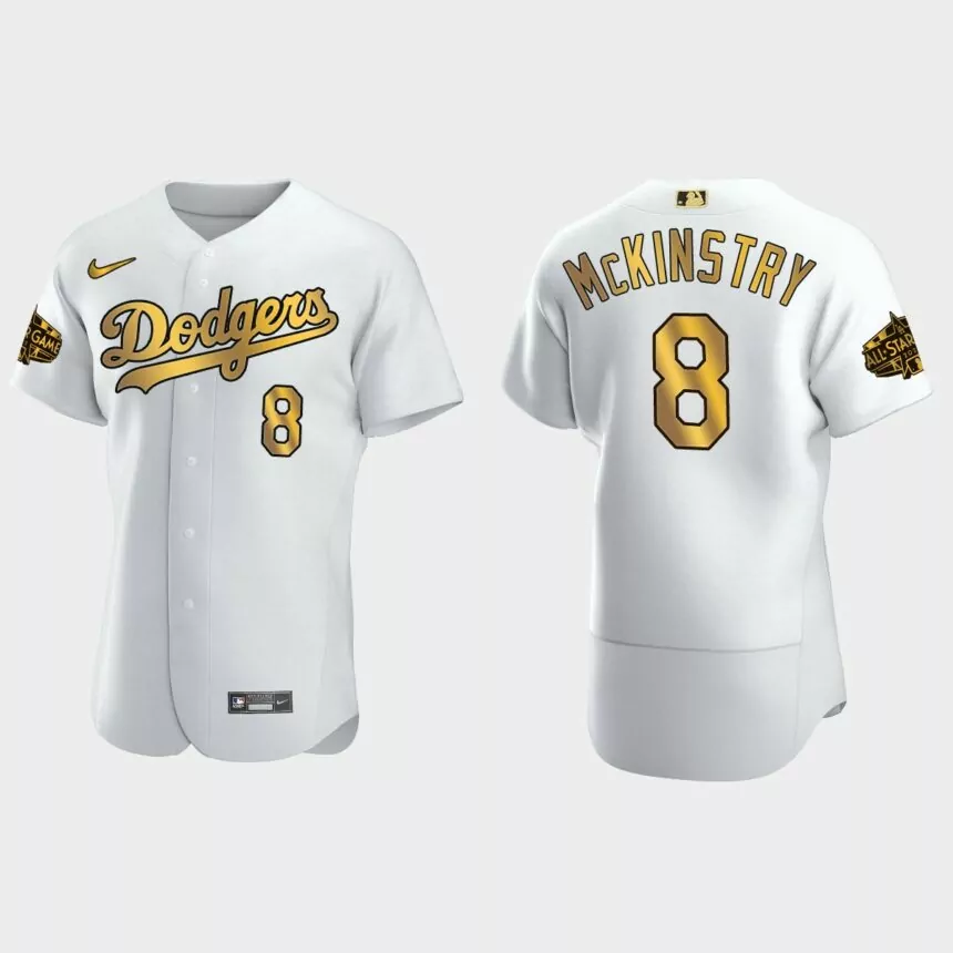Zach McKinstry Los Angeles Dodgers 2022 MLB All-Star Game Jersey – White Gold