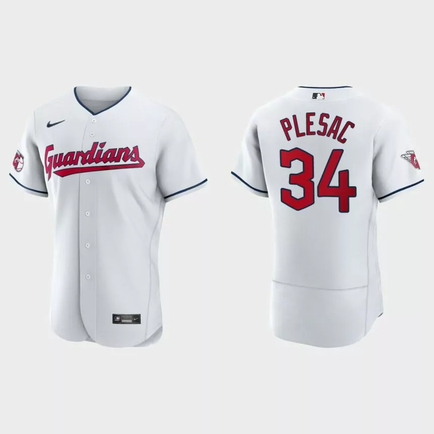 Zach Plesac Cleveland Guardians Authentic Jersey – White