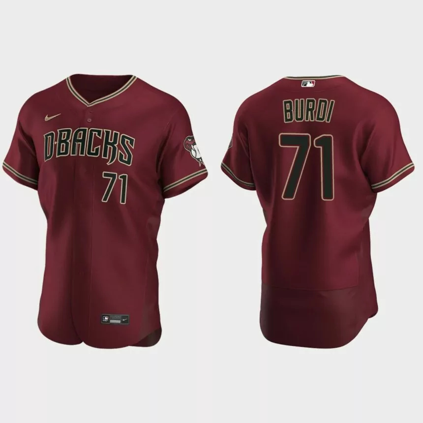 Zack Burdi Arizona Diamondbacks Authentic Alternate Jersey – Crimson.jpg