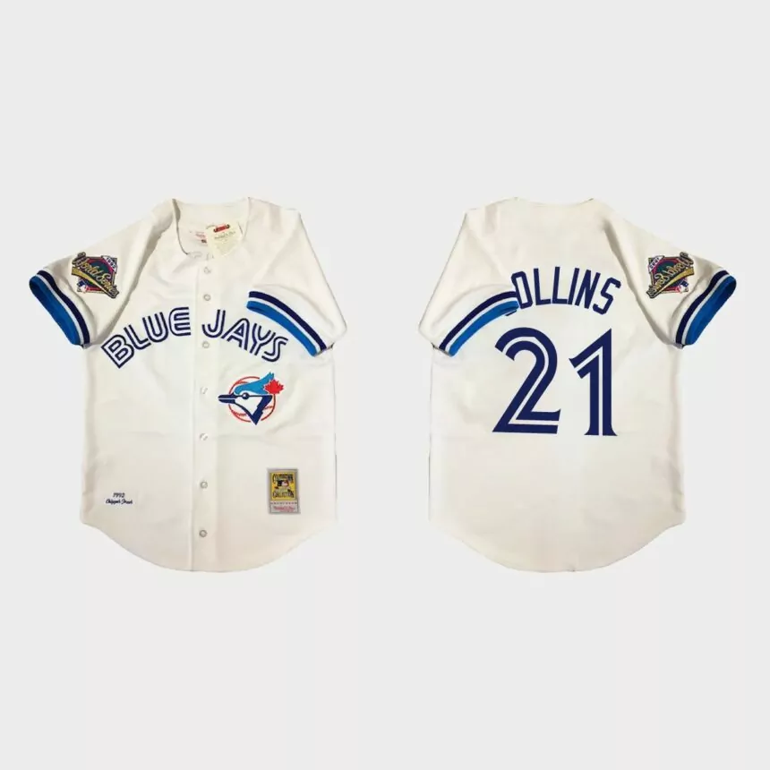 Zack Collins Toronto Blue Jays 1992 Authentic Jersey – White