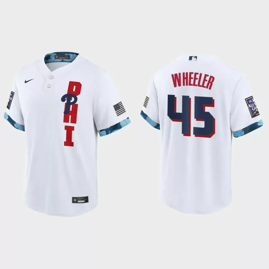 Zack Wheeler Philadelphia Phillies 2021 MLB All-Star Game Replica Jersey – White