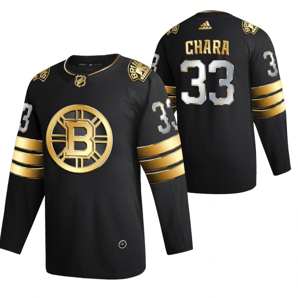 Zdeno Chara Boston Bruins Black 2021 Golden Edition Jersey Limited Authentic